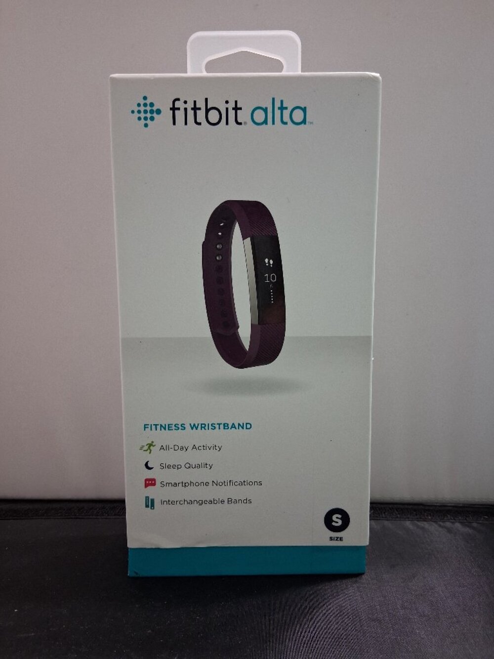 Fitbit Alta Fitness Tracker Plum Band Small NOS Sealed Activity Wristband FB406
